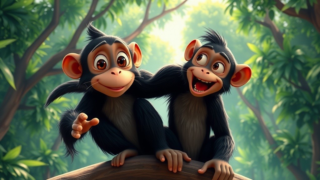 The Tale of Two Monkey Friends