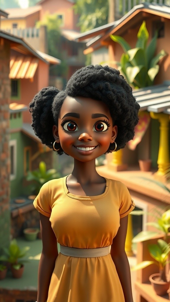 A Girl from a Nigerian Village