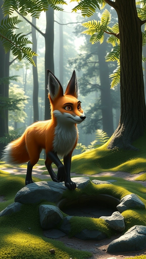 The Clever Fox and the Trusting Goat