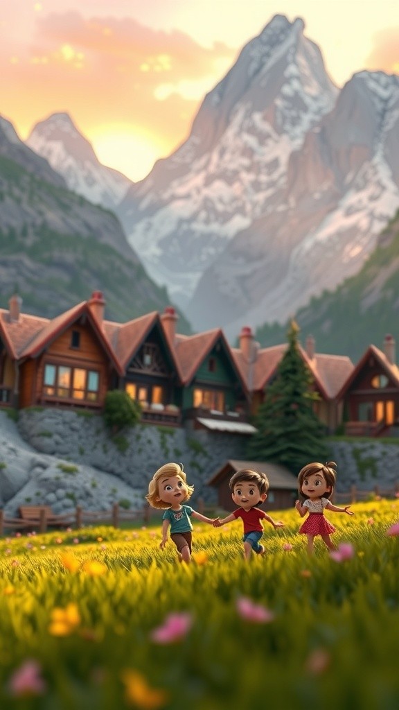 مغامرات في الغابة: قصة سامي ومنى وسليم