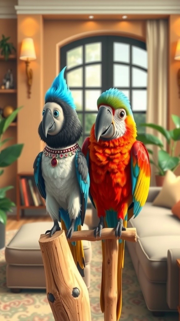 Persaingan Cinta antara Bebek dan Burung