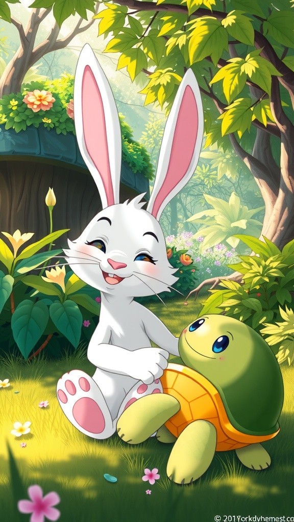 खरगोश और कछुआ: मेहनत की जीत