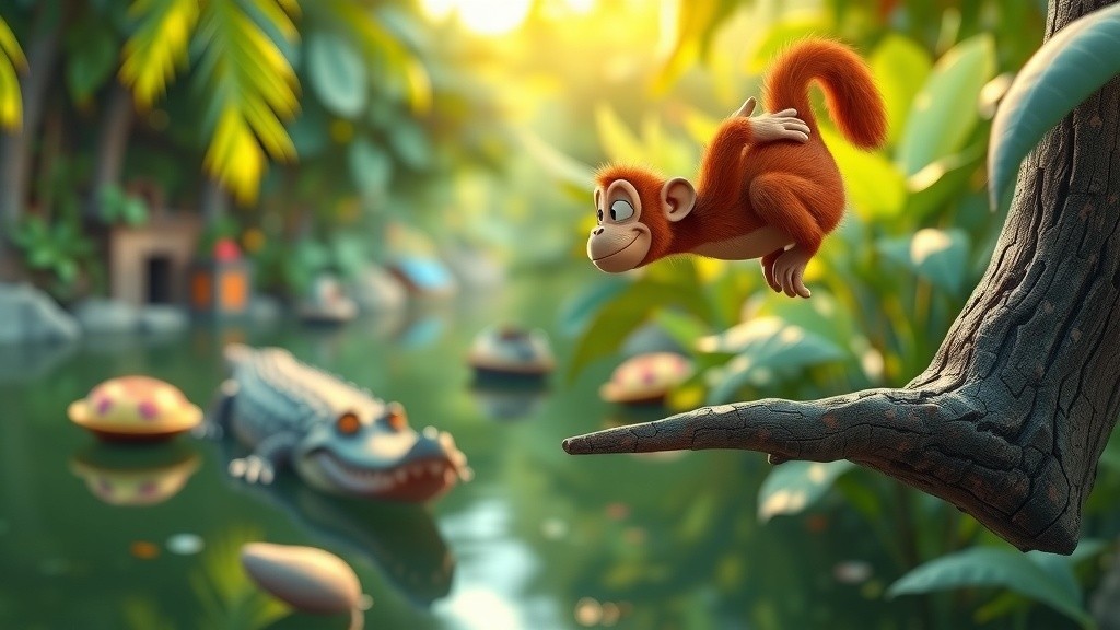 बंदर और मगरमच्छ की मित्रता