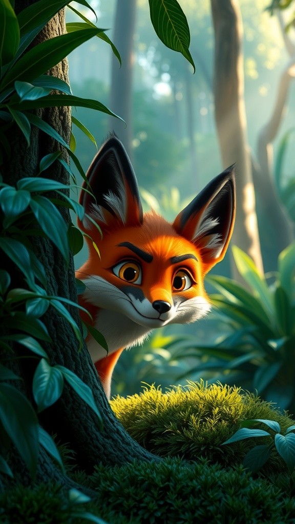 चतुर लोमड़ी और शेर की कहानी