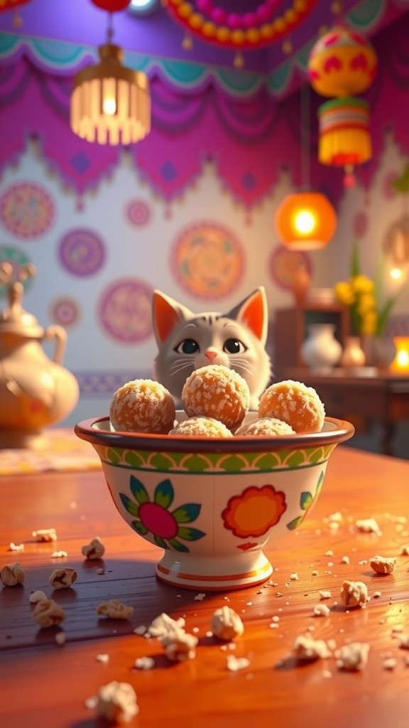 लड्डू की दौड़: गणेशजी vs हनुमानजी!