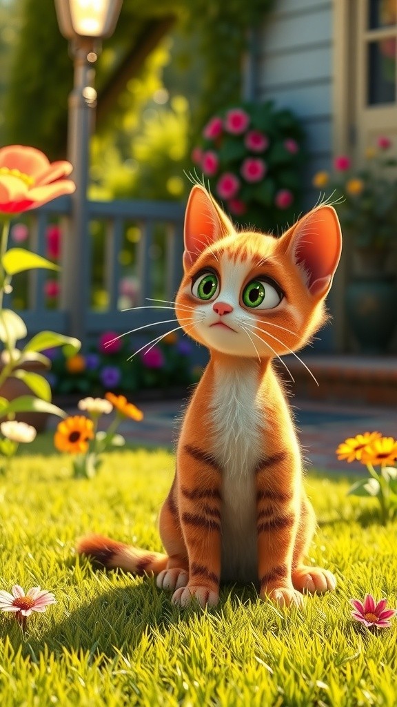 A New Friendship: The Old Lady and the Stray Cat