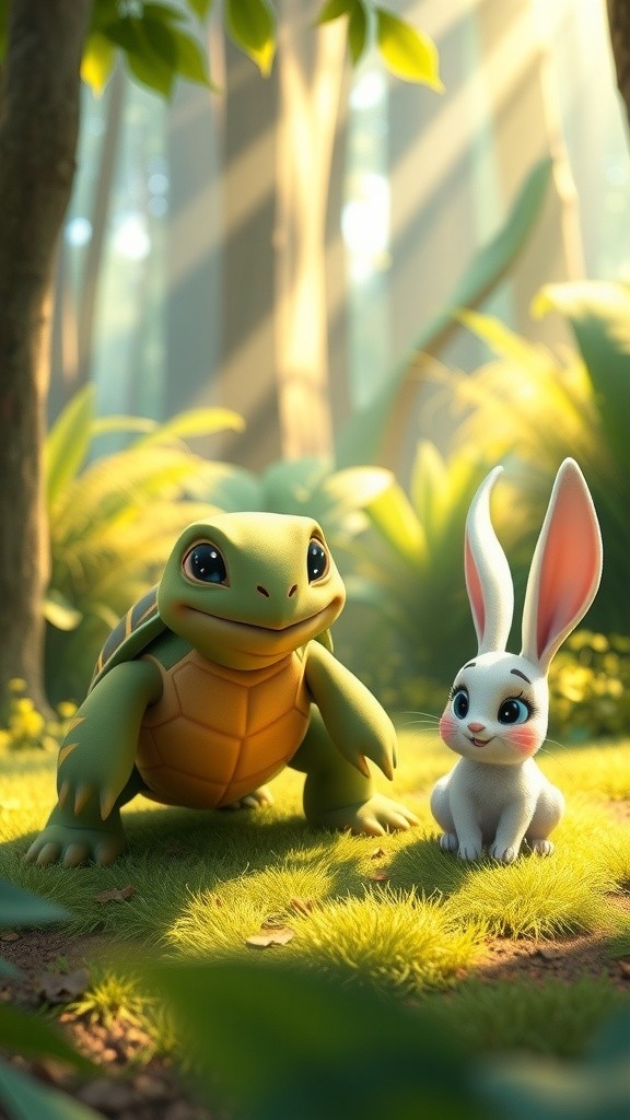 कछुए और खरगोश की दौड़: घमंड और मेहनत की सीख