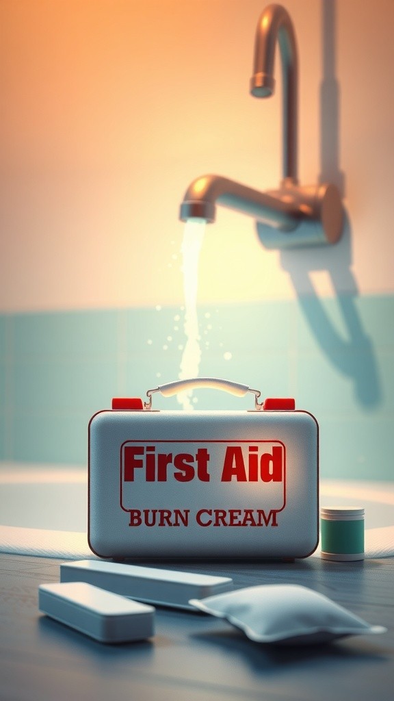 Gentle Care: A Soothing Touch for a Burned Foot