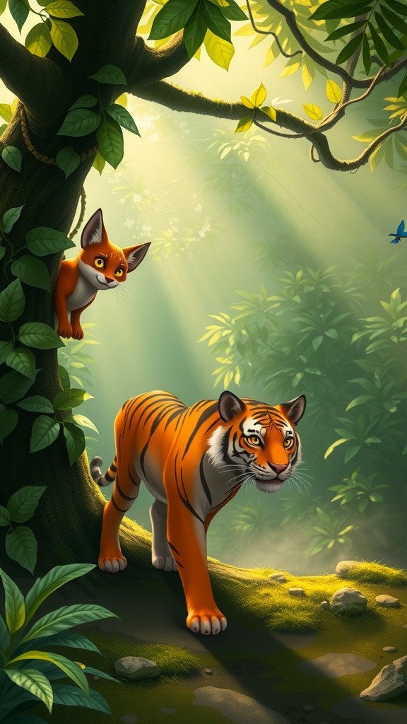 Kecerdikan Rubah dan Kebodohan Harimau