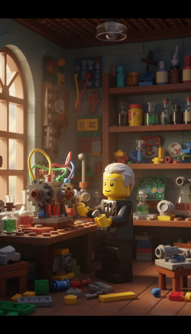 Nikola Tesla: The AC Revolution in LEGO!