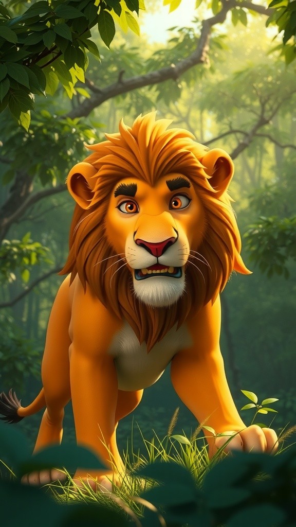 شیر اور ہرن کی کہانی