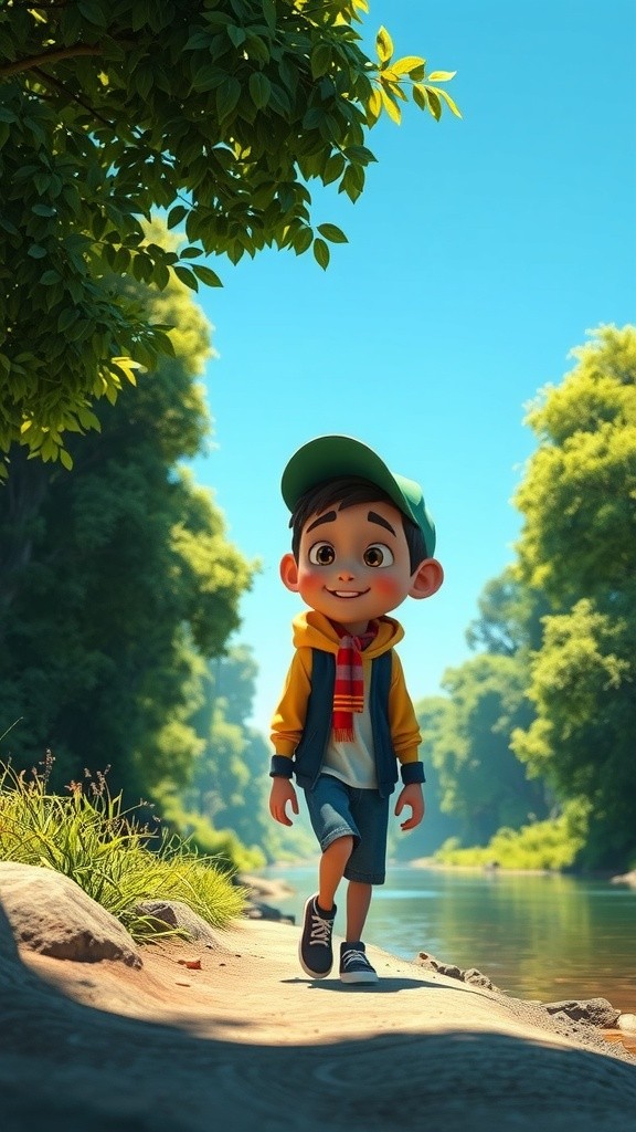 Kecerdikan Si Kancil Menyeberangi Sungai