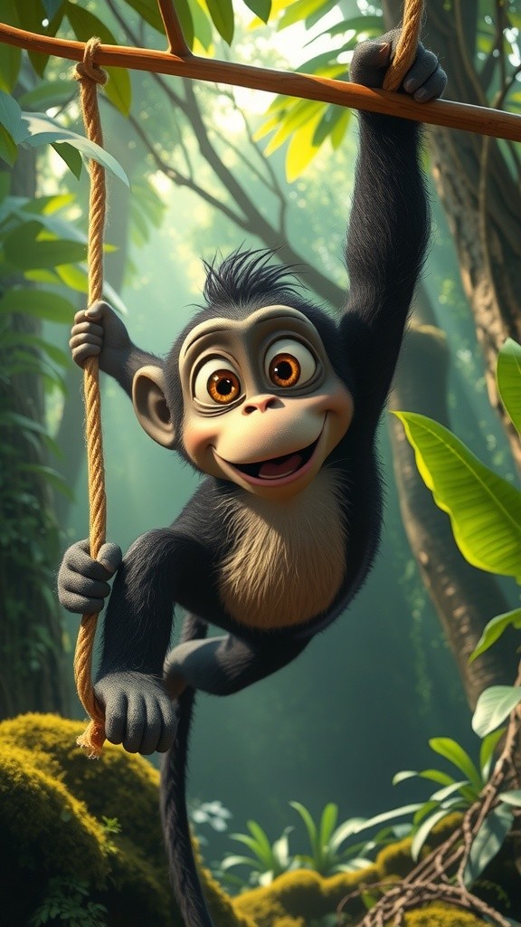 Persahabatan Monyet dan Semut: Rezeki Masing-Masing!