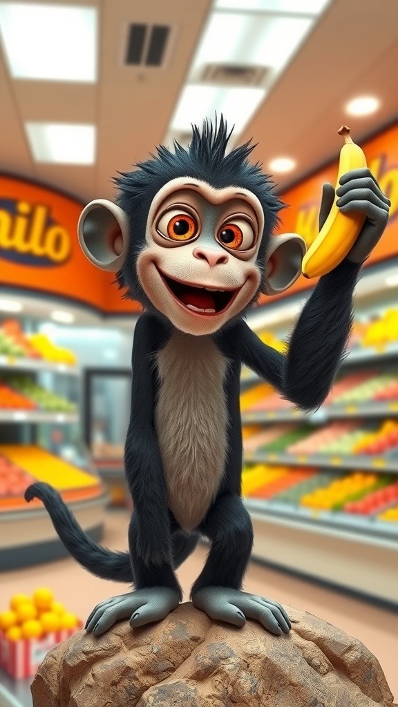 Chimpanzini: Penjaga Pisang Ajaib!