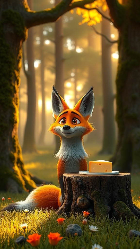 Kecerdikan Rubah dan Pelajaran Gagak