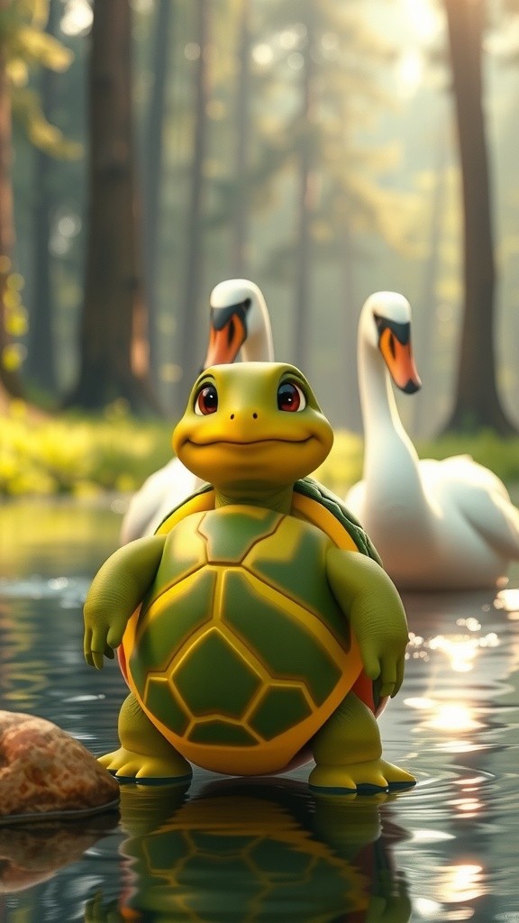 कछुए और हंस की मजेदार कहानी