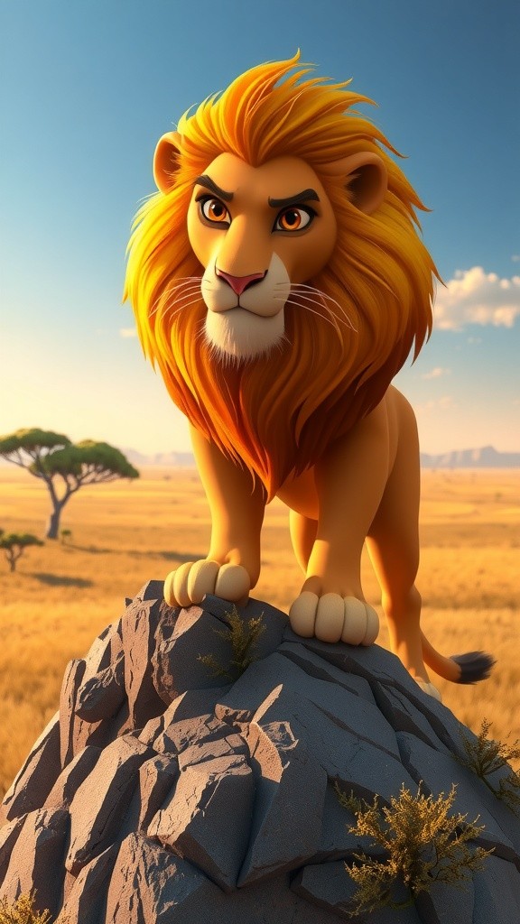 Courage Overvoice: A Lion's Lesson