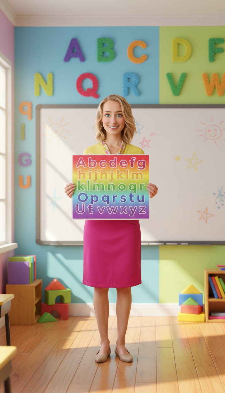 Sound Story with Letter A in Primary Class