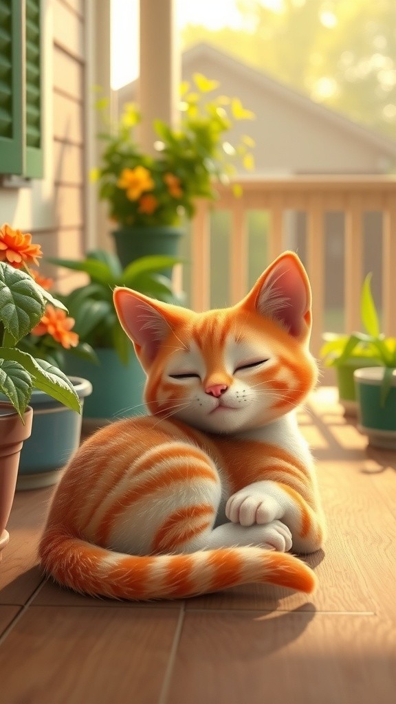 Kucing dan Tikus: Teman Santai di Teras