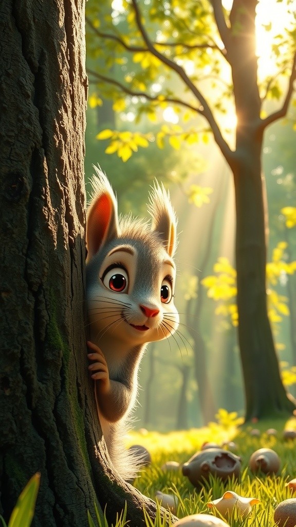 Kepandaian Upa Tupai Menghadapi Serigala