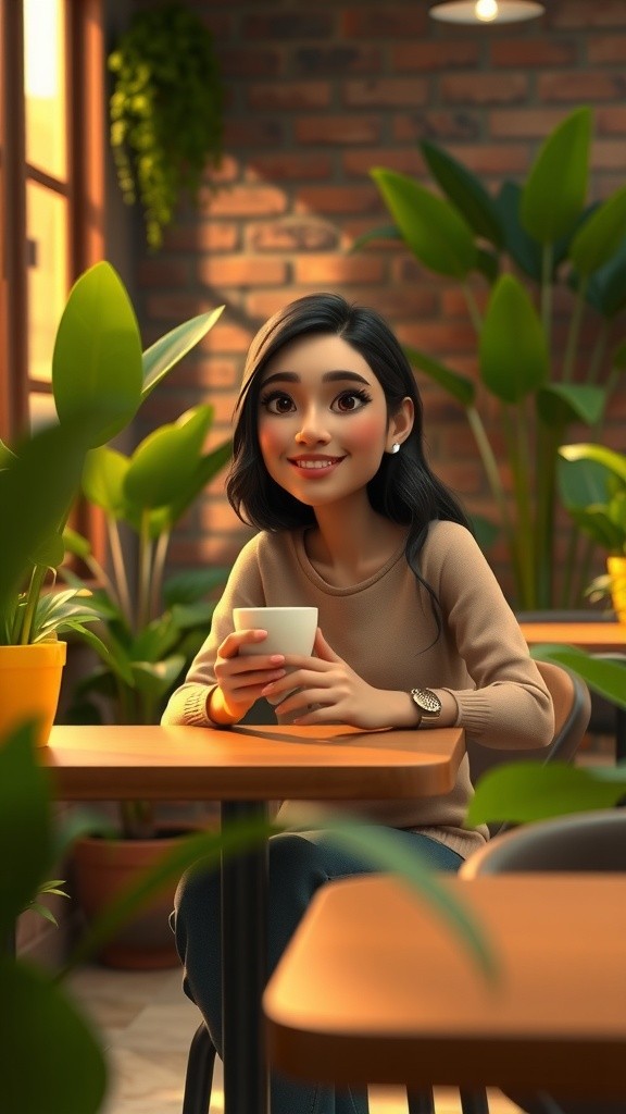 Pertemuan Akhir Pekan: Rina dan Lesti di Kafe