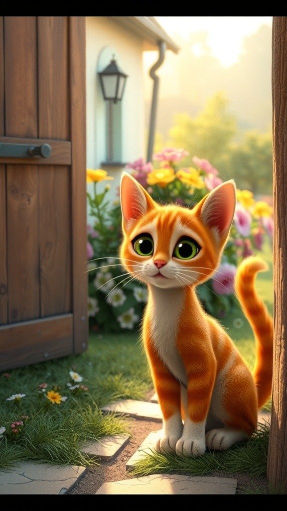 A Stray Cat's New Home