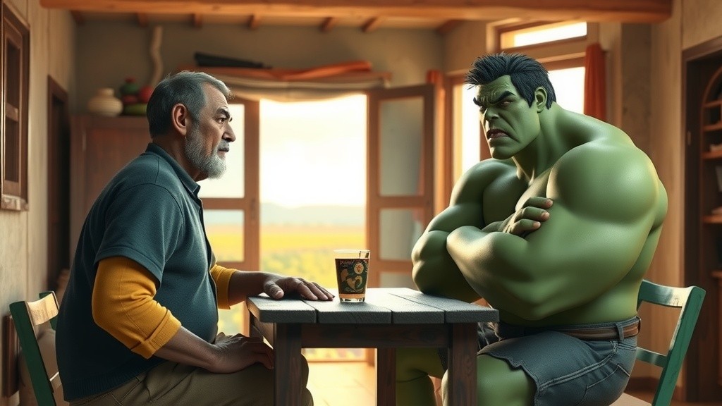 হাল্ক এবং দাদুর হাসির সংলাপ