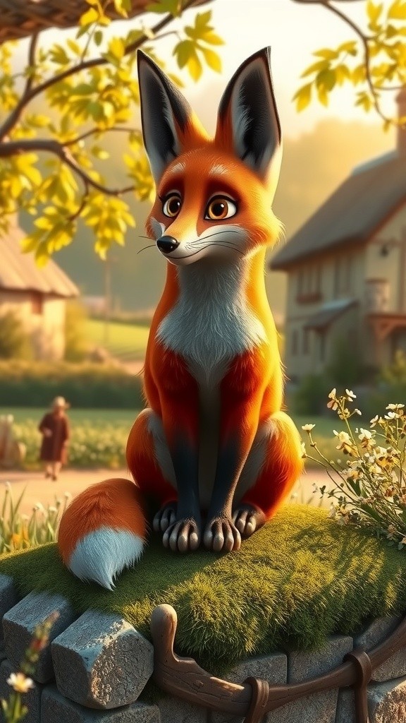 The Wise Fox and the Hardworking Farmer