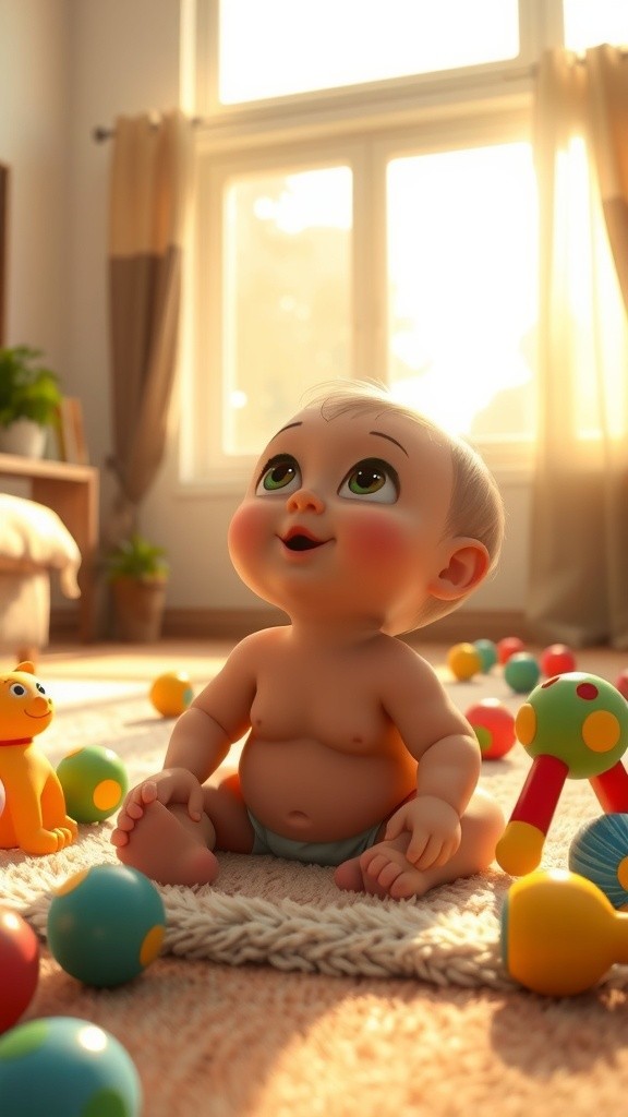 Dancing Cats with Baby