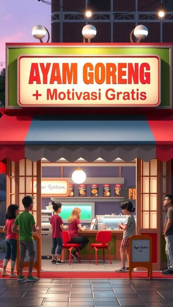 Ayam Potong Segar di Pinggir Jalan