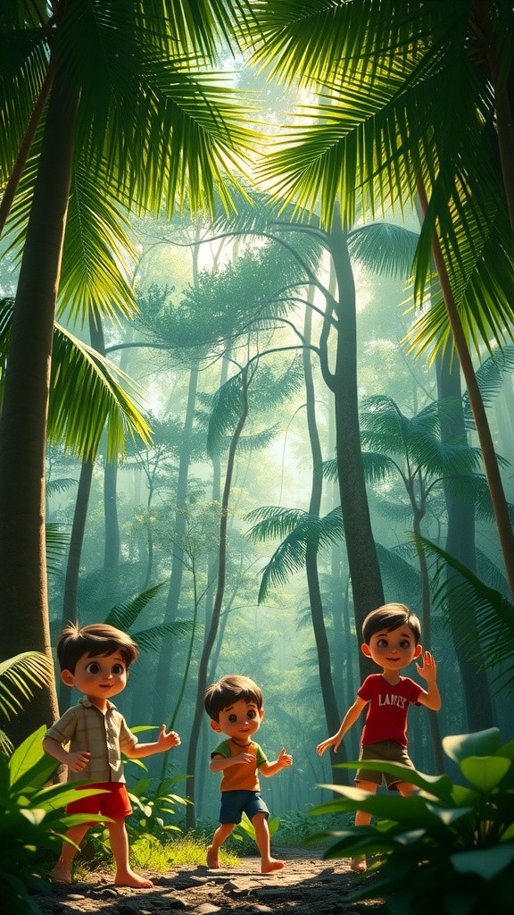 Petualangan Anak-Anak Mencari Harta Karun di Pedalaman Kalimantan