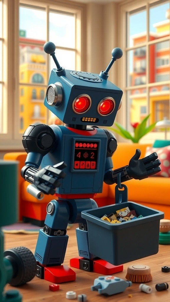 Robot Pembersih: Misi Ke Bulan!