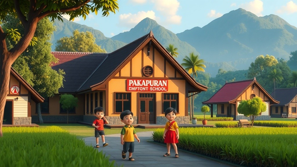 Anak-Anak Rajin Belajar di Desa Pakapuran