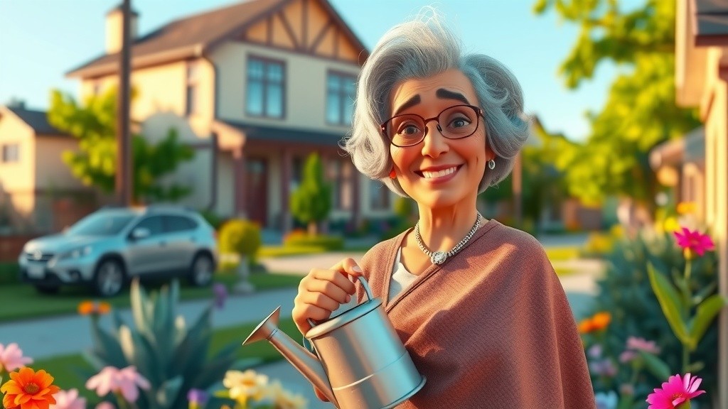 A New Friendship: The Stray Cat and the Kind Old Lady