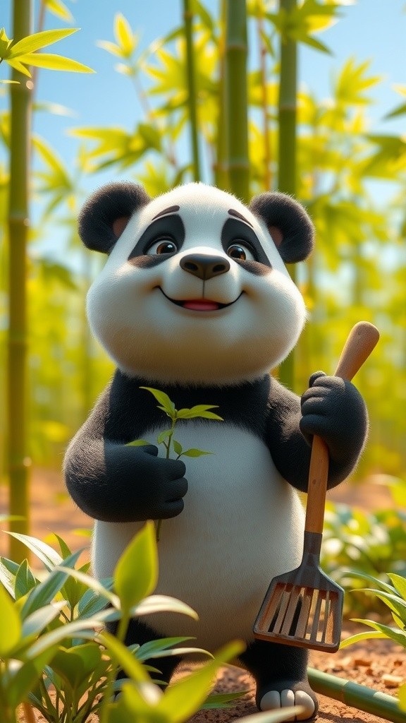 Panda dan Kebun Bambu: Diet Gagal!