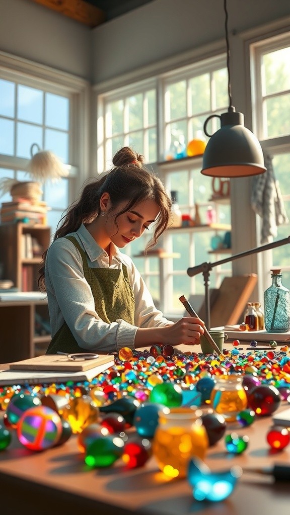 Creating a Colorful Glass Cake