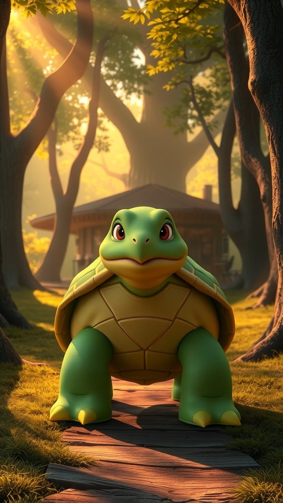 Kura-kura yang Tak Terburu-buru