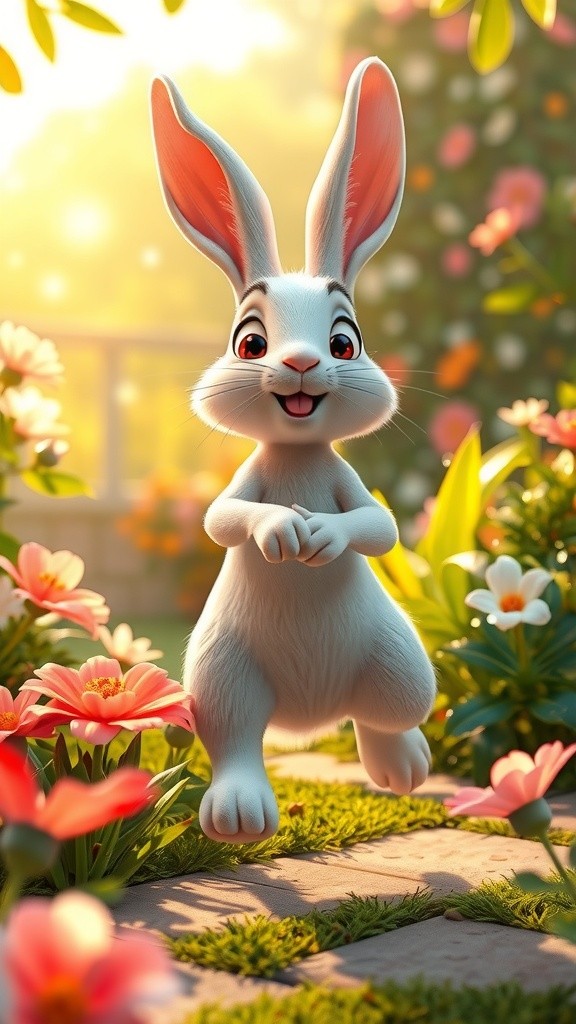 خرگوش اور بلی کی مزاحیہ کہانی