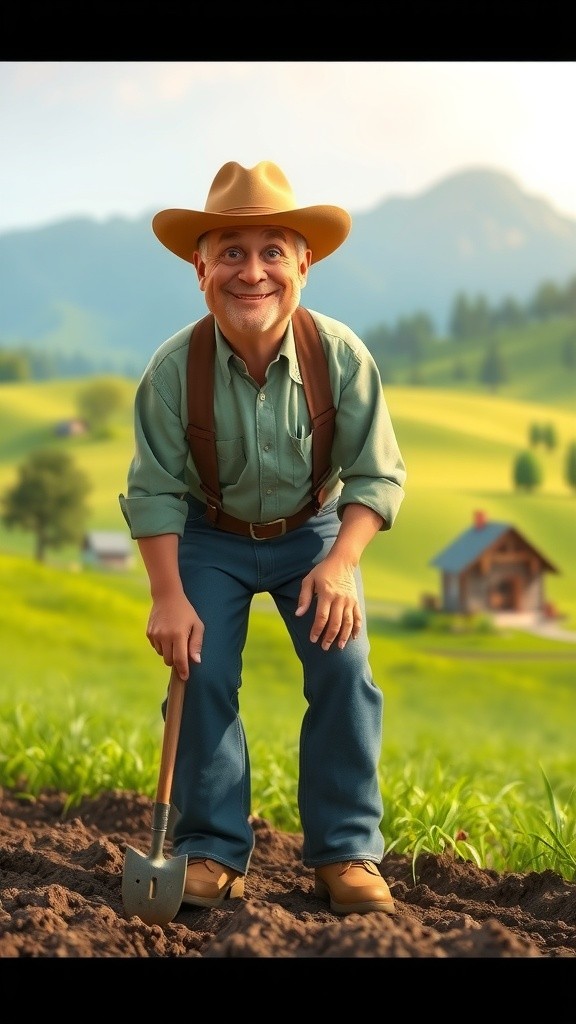 Hope and Resilience: The Farmer and His Tree