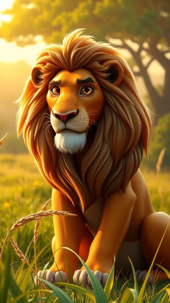 شیر اور بلی کی دوستی کی کہانی