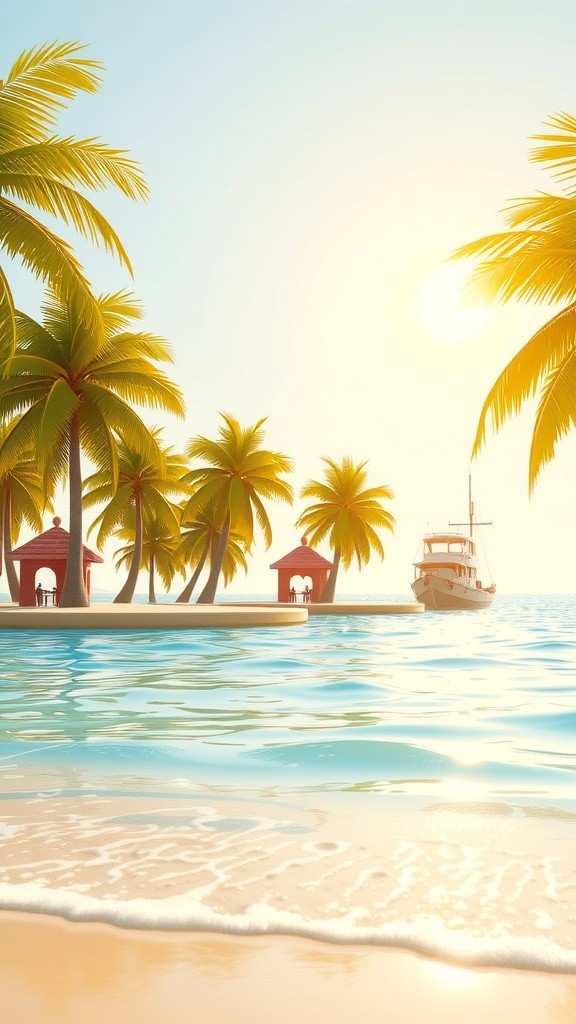 Cartoon Splashing in Water