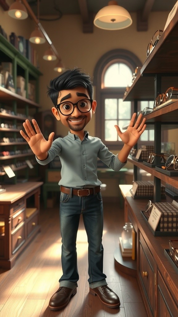 بلی کی عینک - مٹر کی کہانی