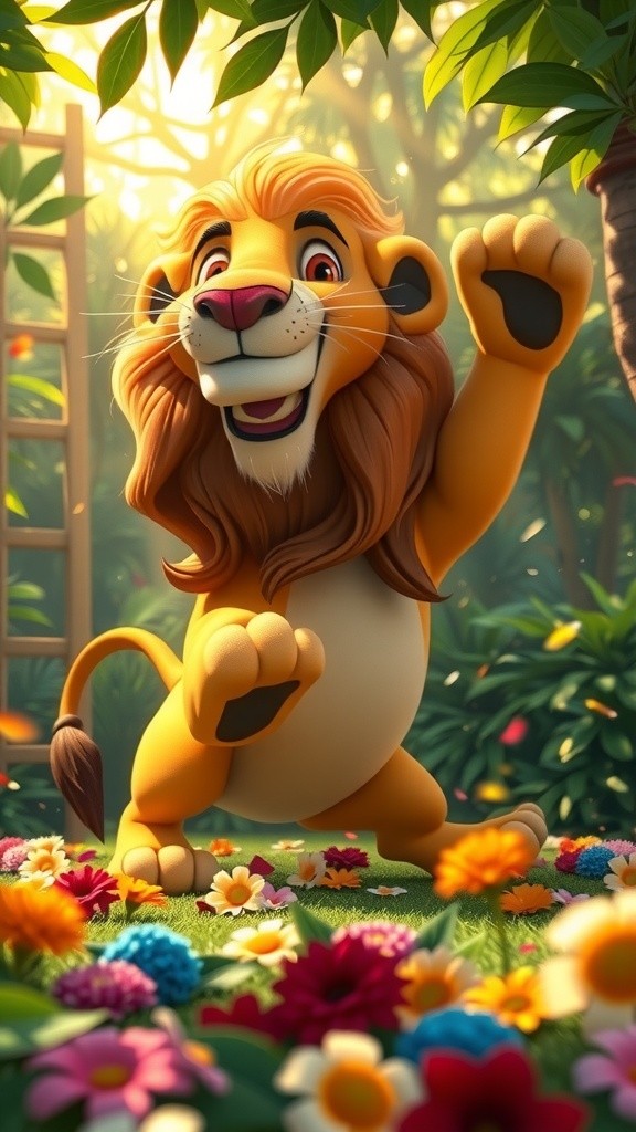 Leo Si Singa Kecil dan Kue Bersama Teman