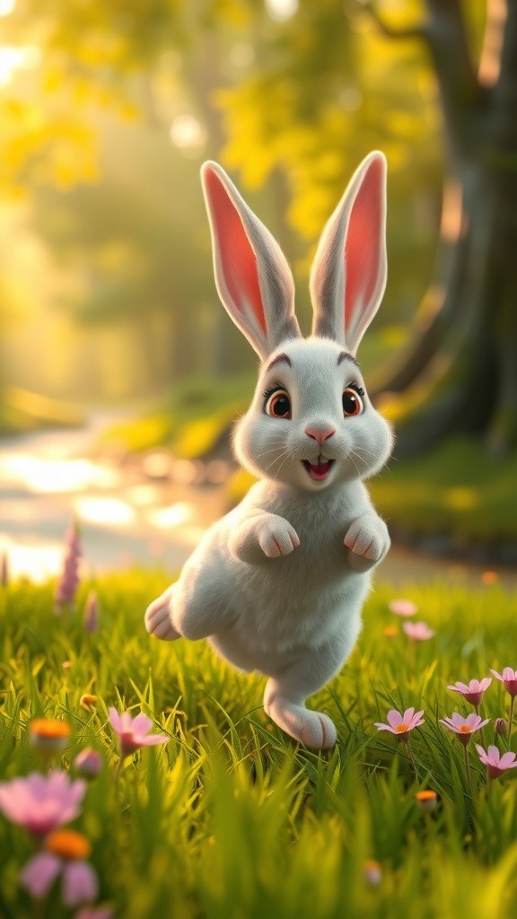 Rabbit and Turtle's River Adventure