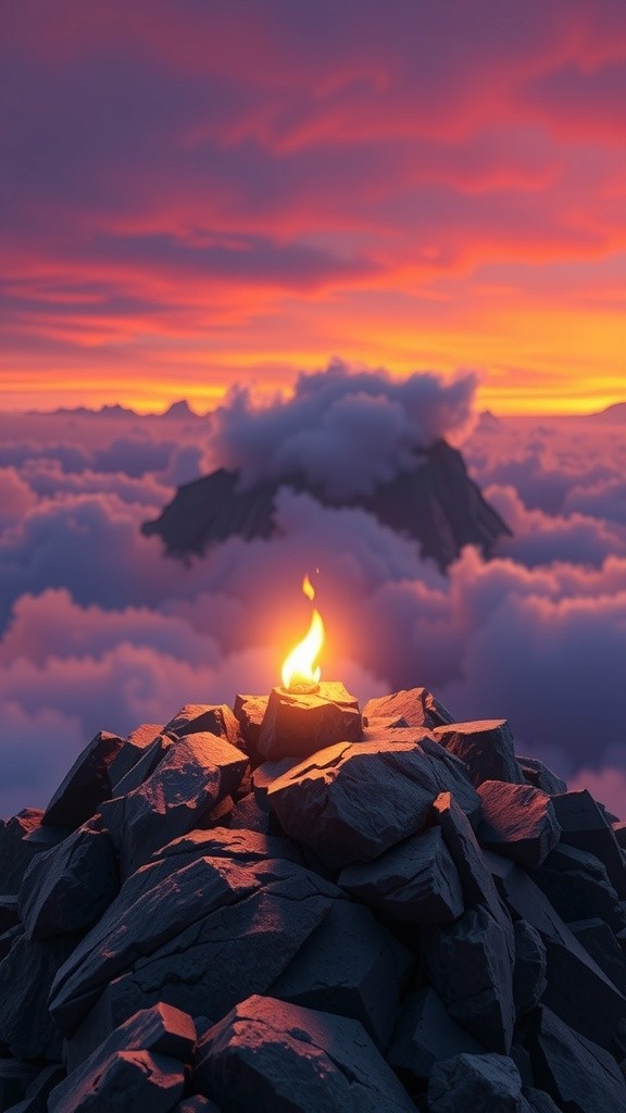 Api Tak Pernah Padam di Puncak Lawu