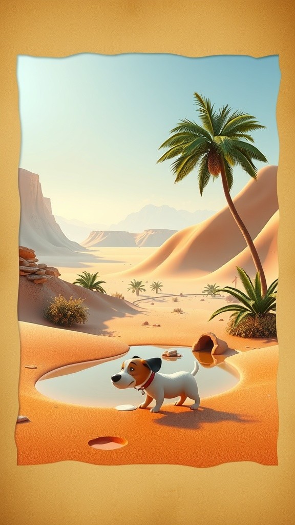 L'Homme Vertueux et le Chien Assoiffé