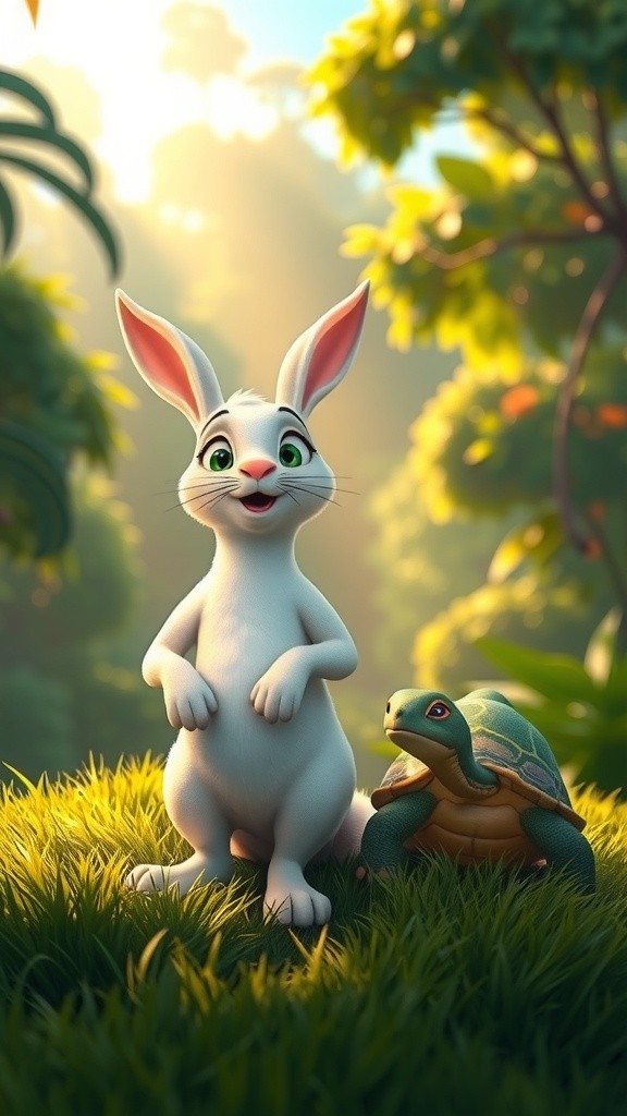 खरगोश और कछुआ: मेहनत और धैर्य की कहानी
