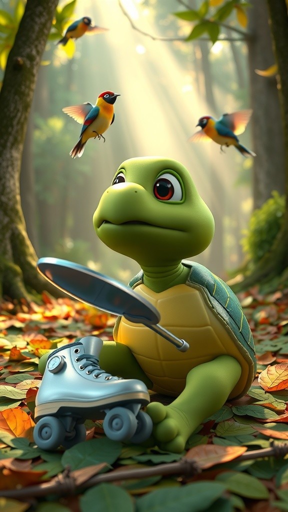 Kura-Kura dan Sepatu Roda: Pelajaran tentang Kesombongan