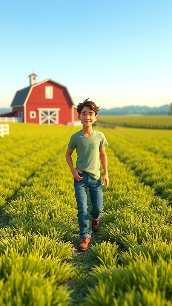 A 3 Year Old Playing With Farm Animals