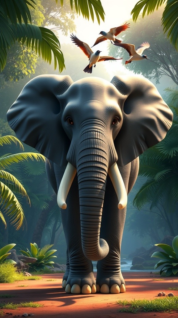 बंदर और हाथी: एकता में ताकत